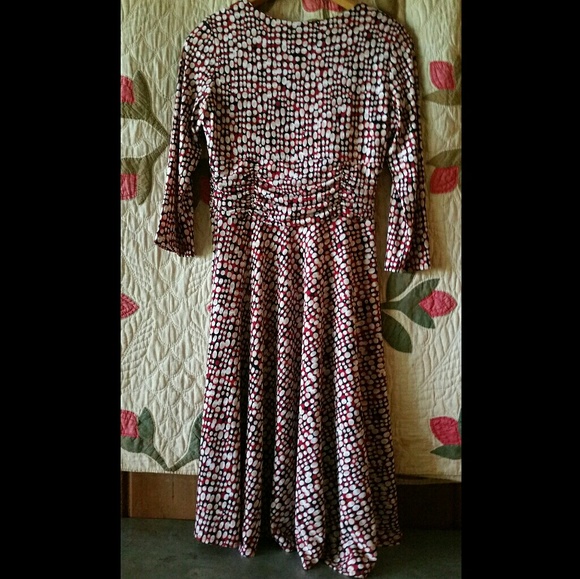 Cato surplice midi dress size 10 M-L EUC - Picture 2 of 2